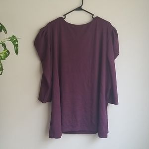 NWT Lane Bryant Size 26 Puff Sleeve Top